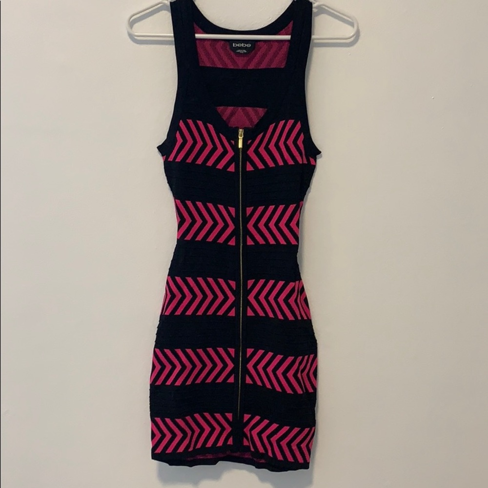 hot pink spandex dress